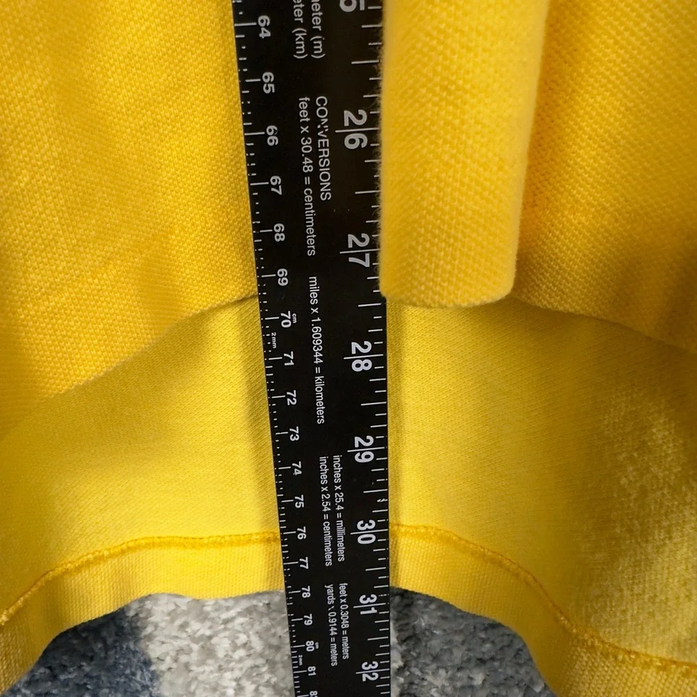 Polo Ralph Lauren Polo Shirt Mens XL Yellow Excellent Short Sleeve Pique Logo